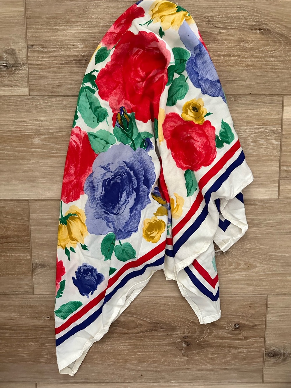 Vintage Floral Large Scarf